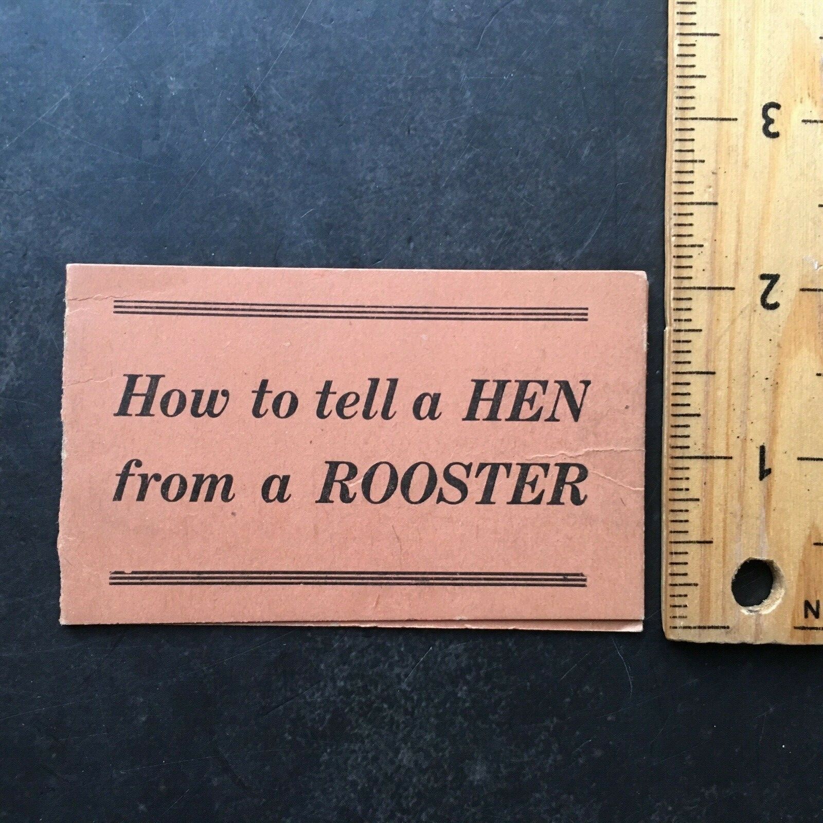 DON SUNG Egg Laying Tablets Vintage Ephemera Advertisement Tag