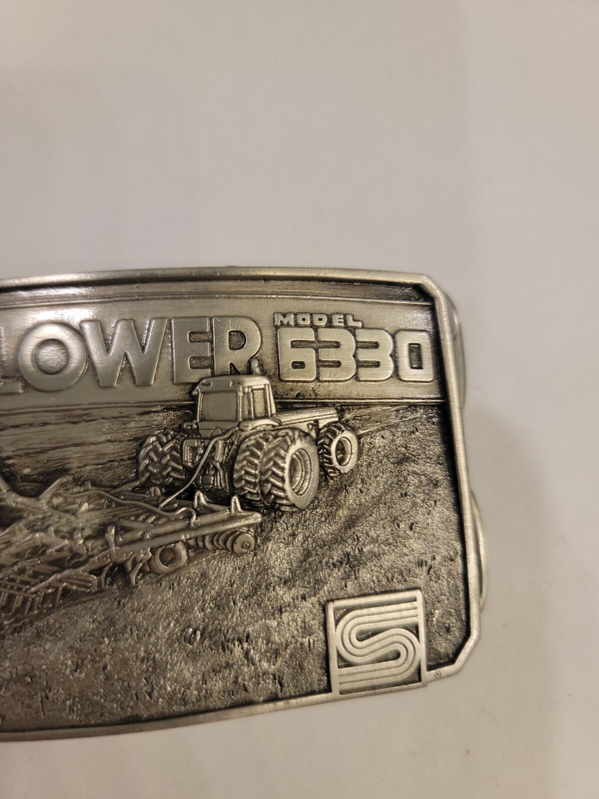 Sunflower Tillage 6330 Land Finisher Pewter Belt Buckle 1984 Limited Edition 94