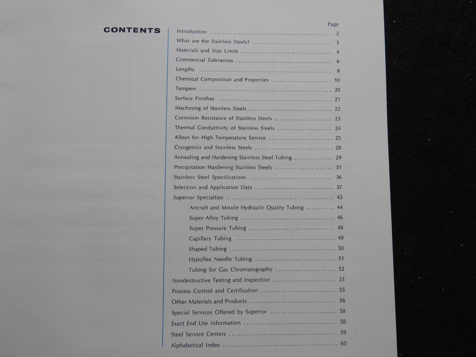 1965 Superior Tubing Co Stainless Steel Tubing Engineering Catalog Norristown PA