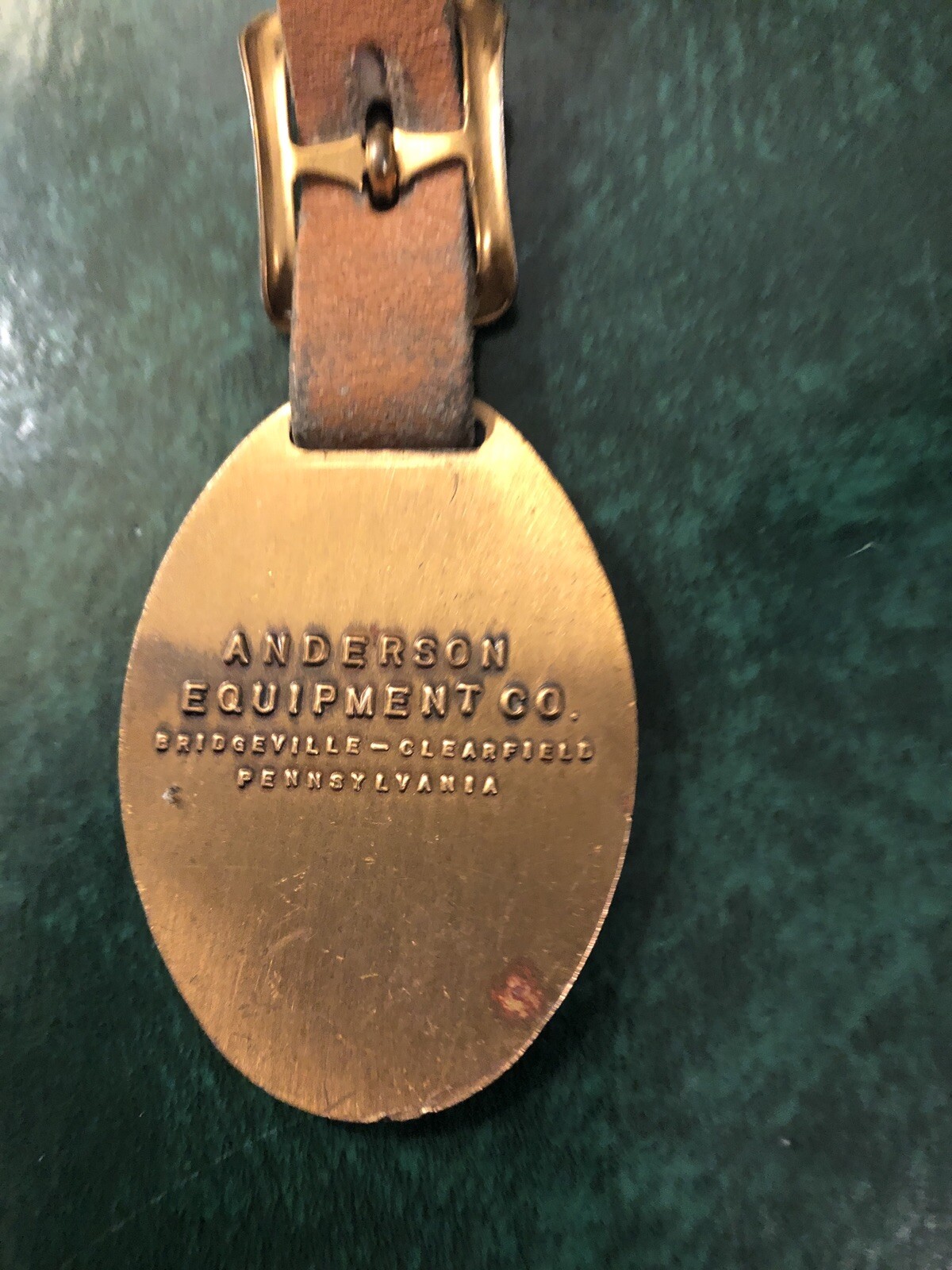 EUCLID LOADER ADVERTISING WATCH FOB for ANDERSON EQUIPMENT COMPANY