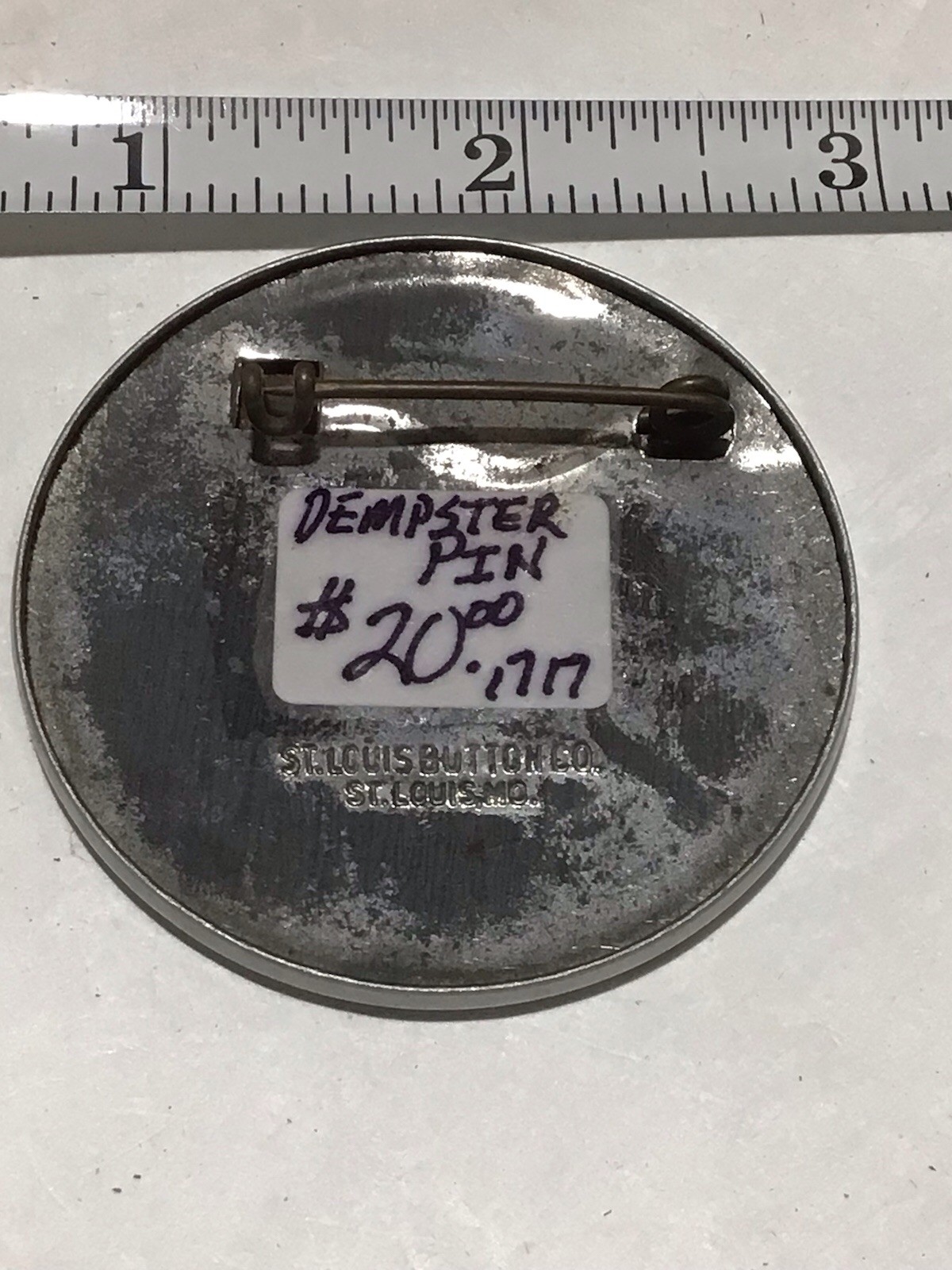 Dempster Mill Mfg Co 1878 1948 Pinback Beatrice Nebraska Advertising