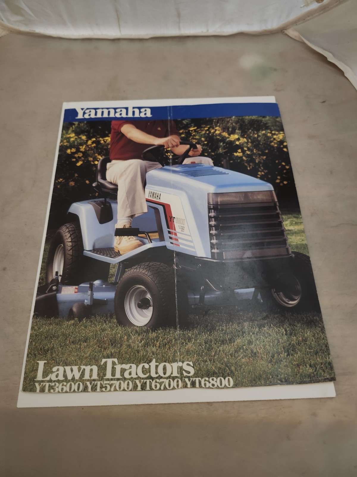 Yamaha Lawn Garden Tractor Sales Brochure 1980&rsquo;s Era Trimmed As Is