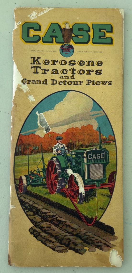 Case Kerosene Tractor & Grand Detour Plows Brochure DCPA26