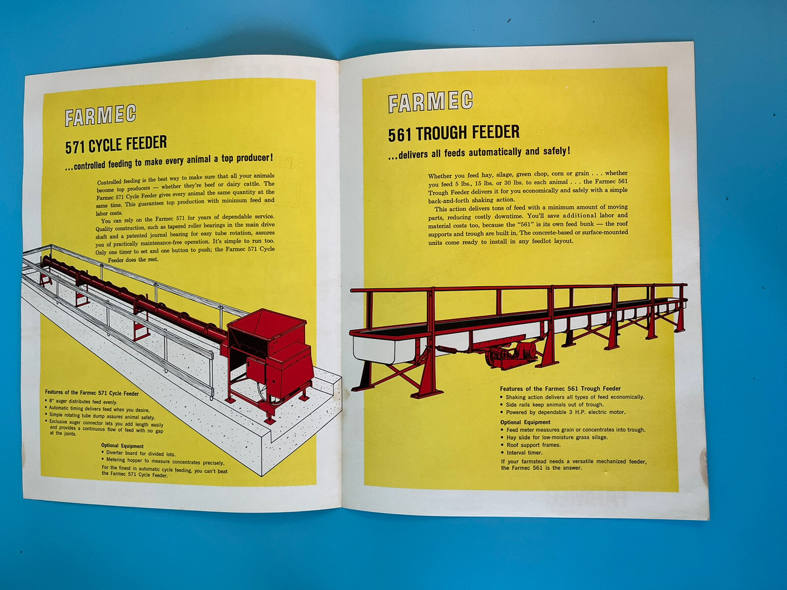 Vintage Set of 4 Farmec Buyers Guide.