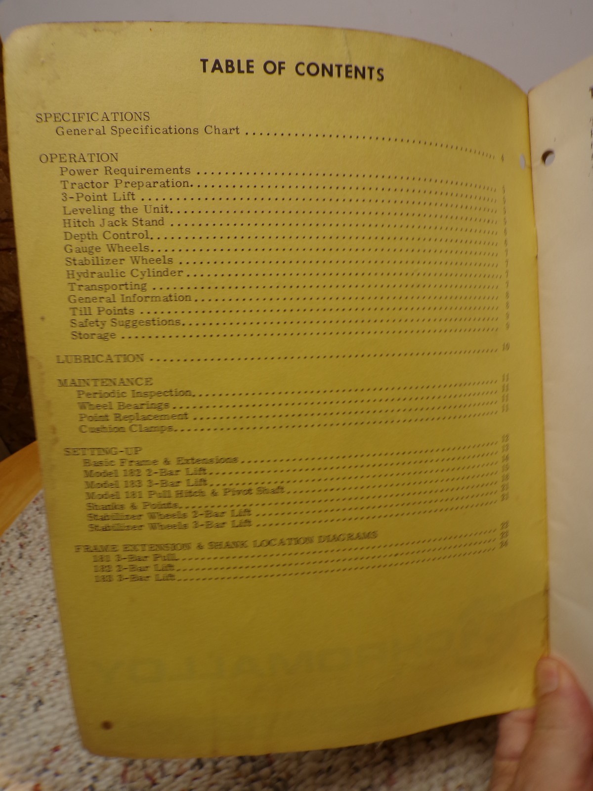 Kewanee Owners Manual 180 Series Chisel Plow & Anhydrous Ammonia Att. Illinois