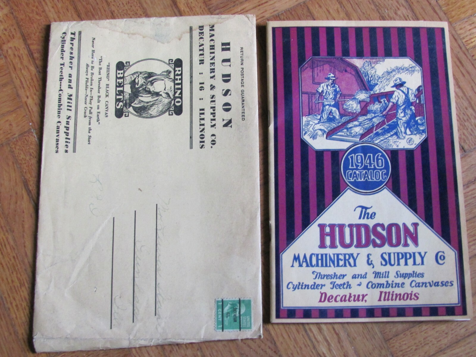 1946 CATALOG HUDSON DECATUR IL FARM MACHINERY & SUPPLY TRESHER