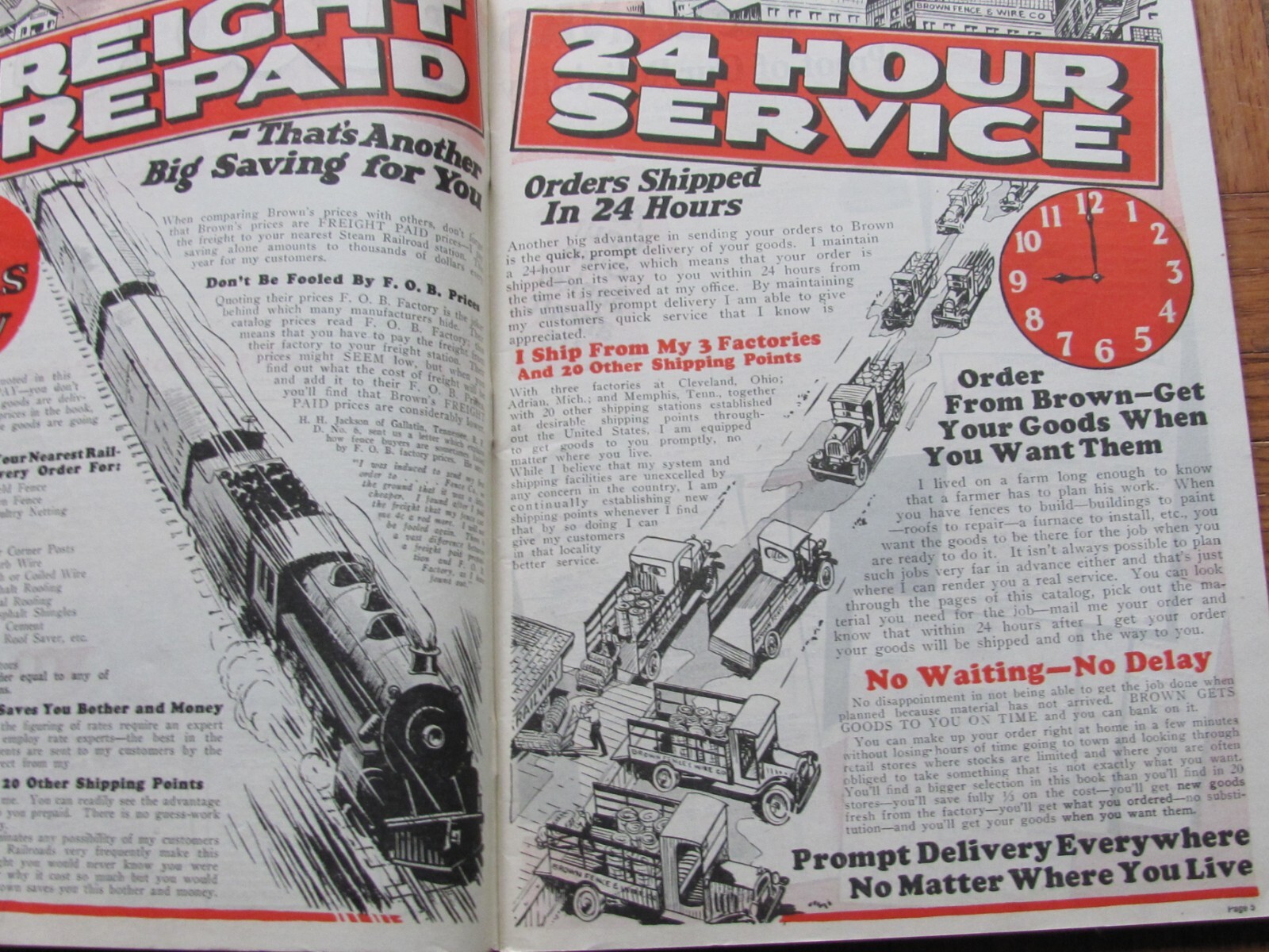 Jim Brown&rsquo;s 1928 Bargain Book Brown Fence Wire Co Cleveland Catalog
