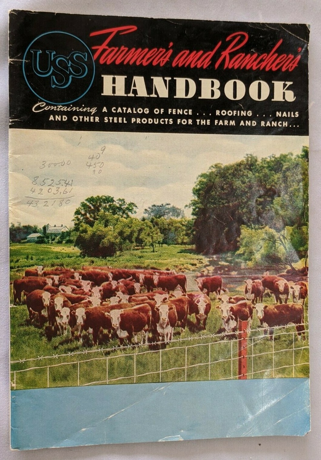 1944 USS Farmer&rsquo;s & Rancher&rsquo;s Handbook – Catalog Steel Products Fence Roof Nails