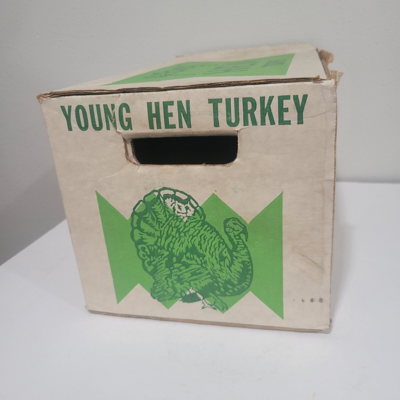 Vintage Cardbord Box Via&rsquo;s Turkeys Yucaipa Baldwin Park