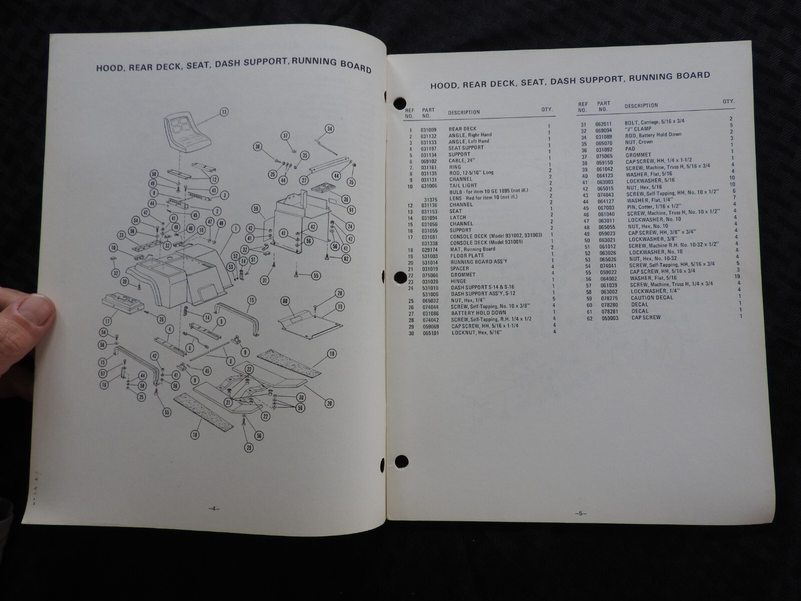 ORIGINAL 1973-1975 ARIENS S-12 S-14 S-16 LAWN TRACTOR PARTS CATALOG MANUAL