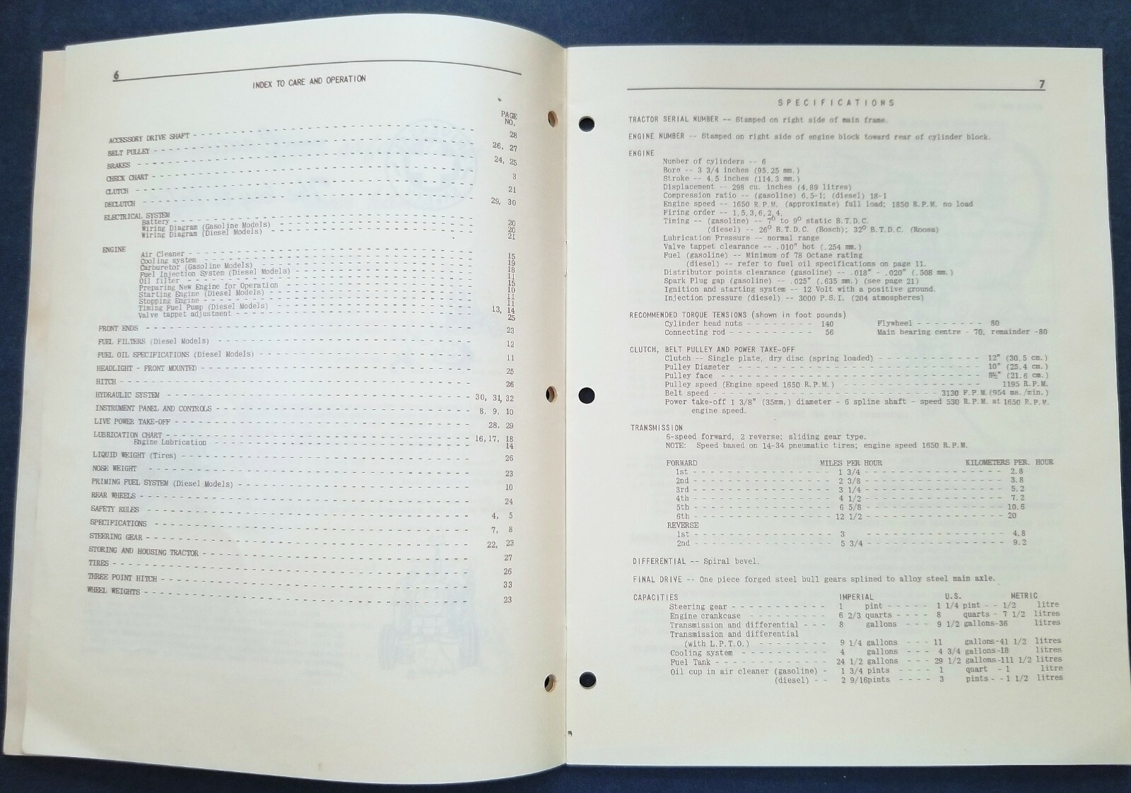 Cockshutt 570 Tractor Operators and Parts Book In Original Bag – Rare and Clean