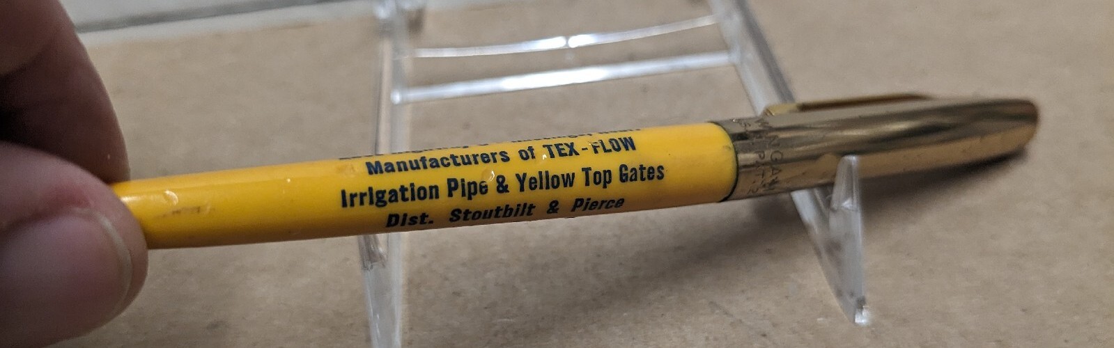 Vintage Hastings Irrigation Pipe Co. Hastings Nebraska NE Pen Makers Of Tex-Flow
