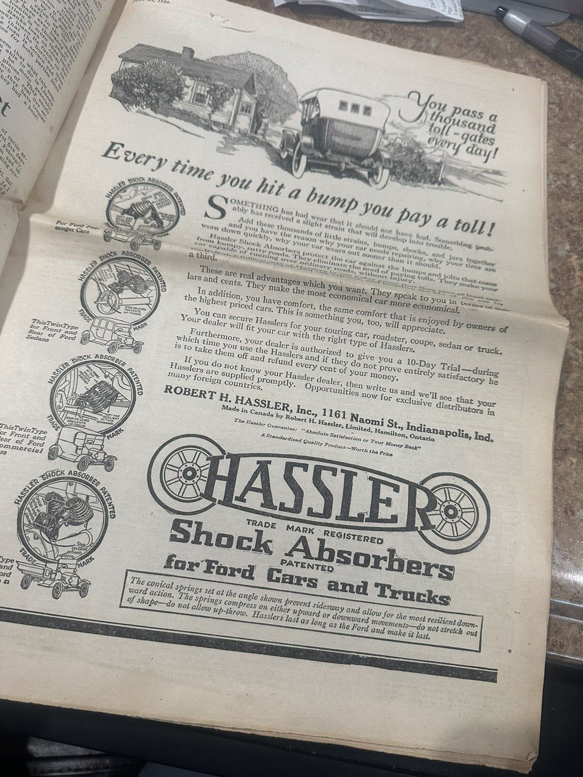 5 VTG Wisconsin Agriculturist Farmer Newspapers 1918-1920 TRACTOR ADS Logging