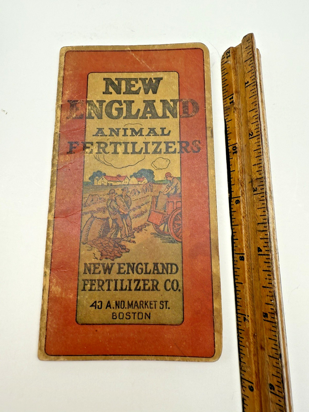 New England Animal Fertilizers Calendar Recipe and Notepad 1913.