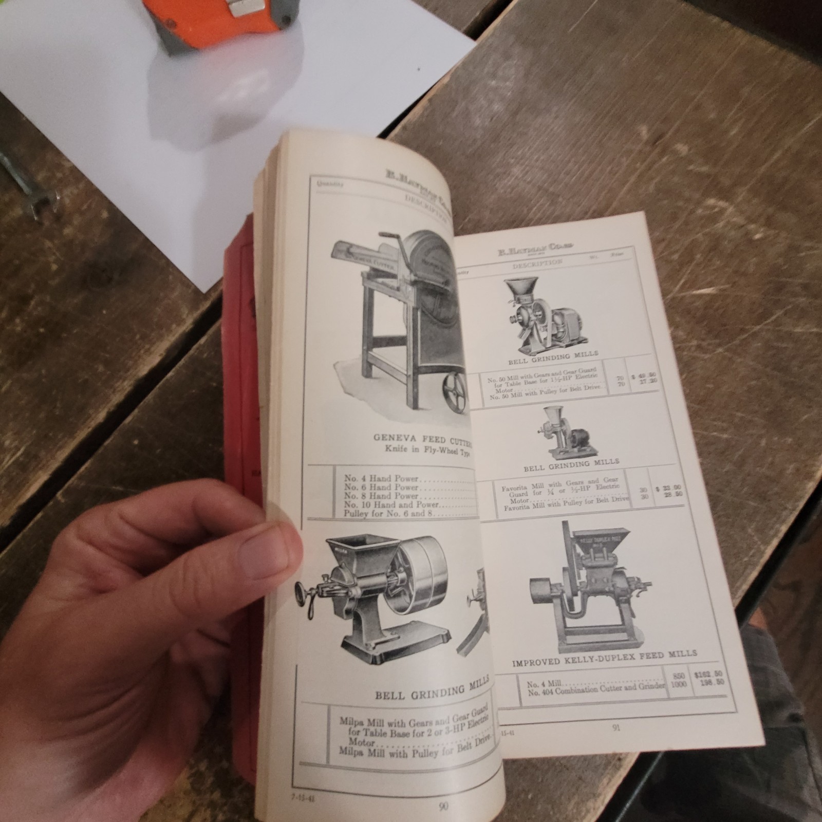 RARE Tractors Parts Price Catalog Agricultural Implements & Tools B. HAYMAN CO.