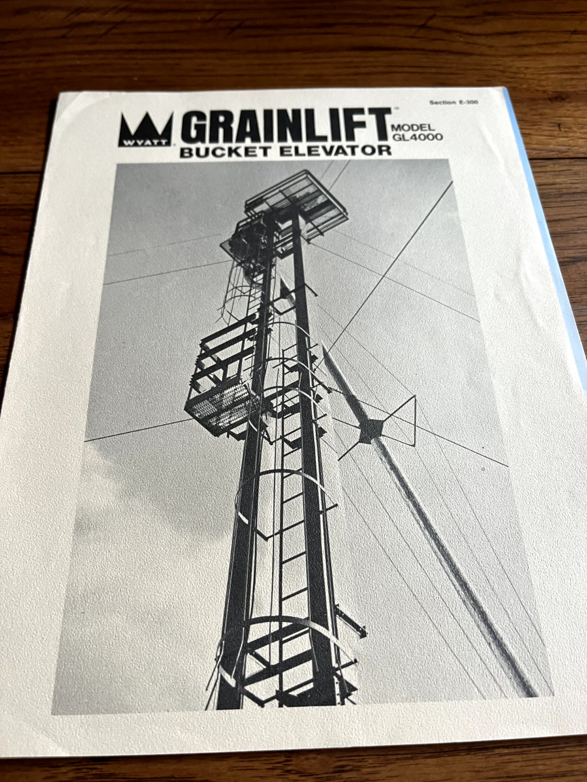 Wyatt GL4000 Grainlift Bucket Elevator Brochure BAOH
