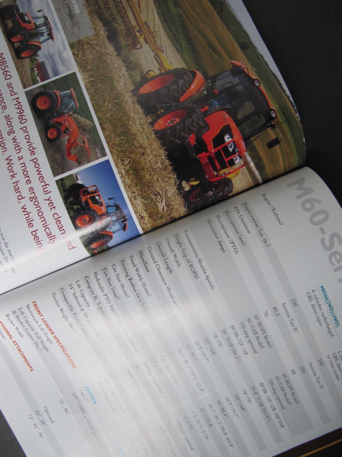 Kubota Tractor 2013 Full Line Sales Brochure 82 Page