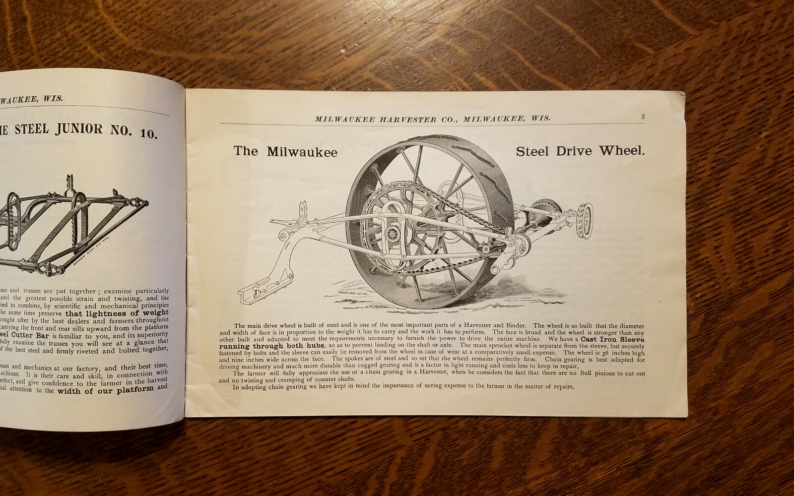 1892 Milwaukee Harvester Machine Farm Binder Catalog Brochure Horse Drawn