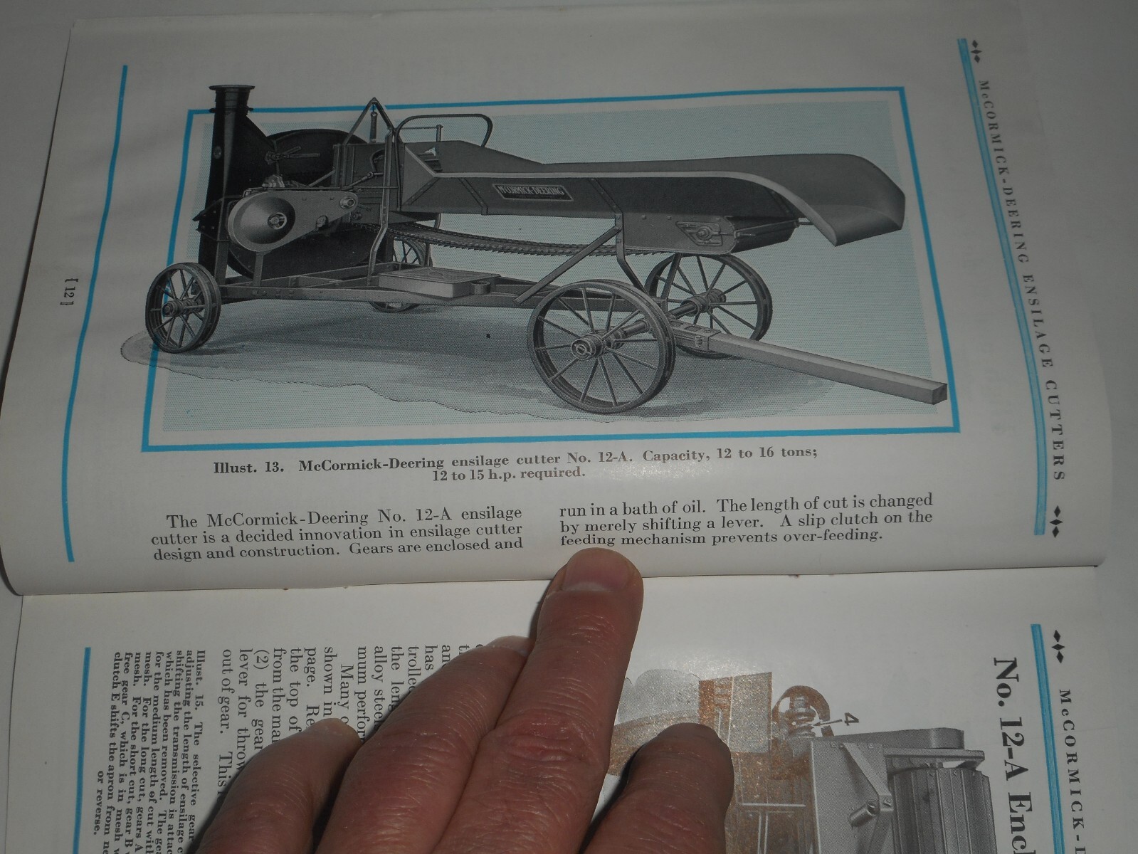 IH MCCORMICK DEERING Ensilage Cutters 1934 Salesman Brochure Type A G F No. 12A