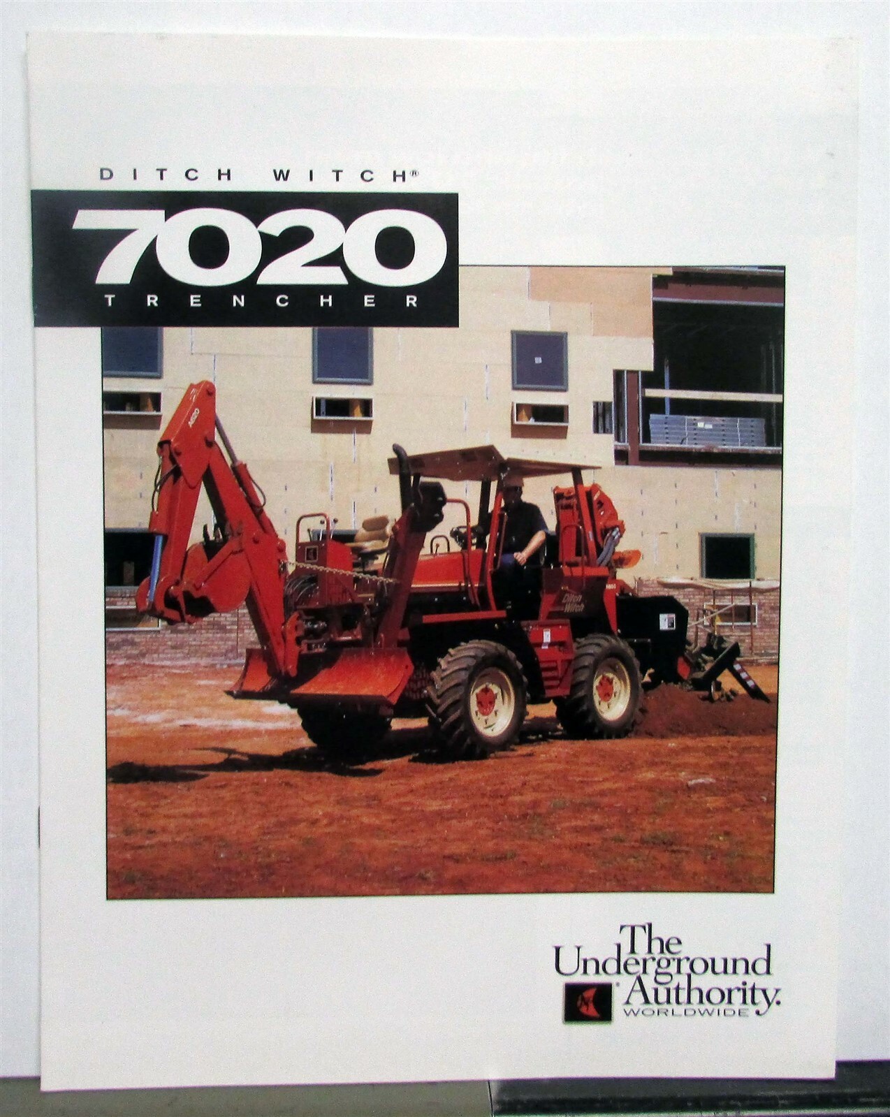 1997 Ditch Witch 7020 Trencher Specifications Construction Sales Brochure