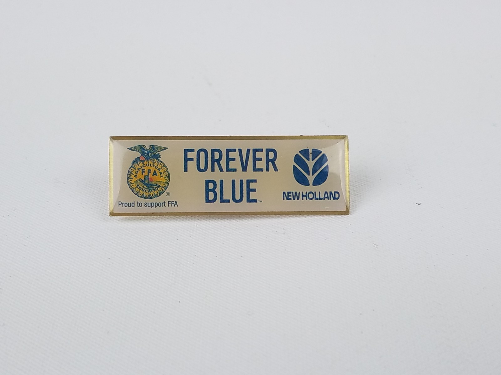 New Holland Forever Blue FFA Vocational Agriculture Pinback