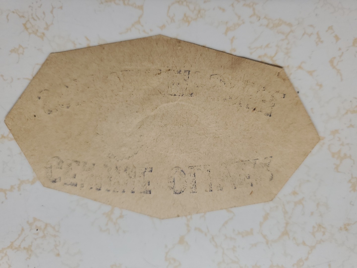 Rare Vintage Hilled Oliver Plows Soft Center Steel Sticker Decal Printed in USA