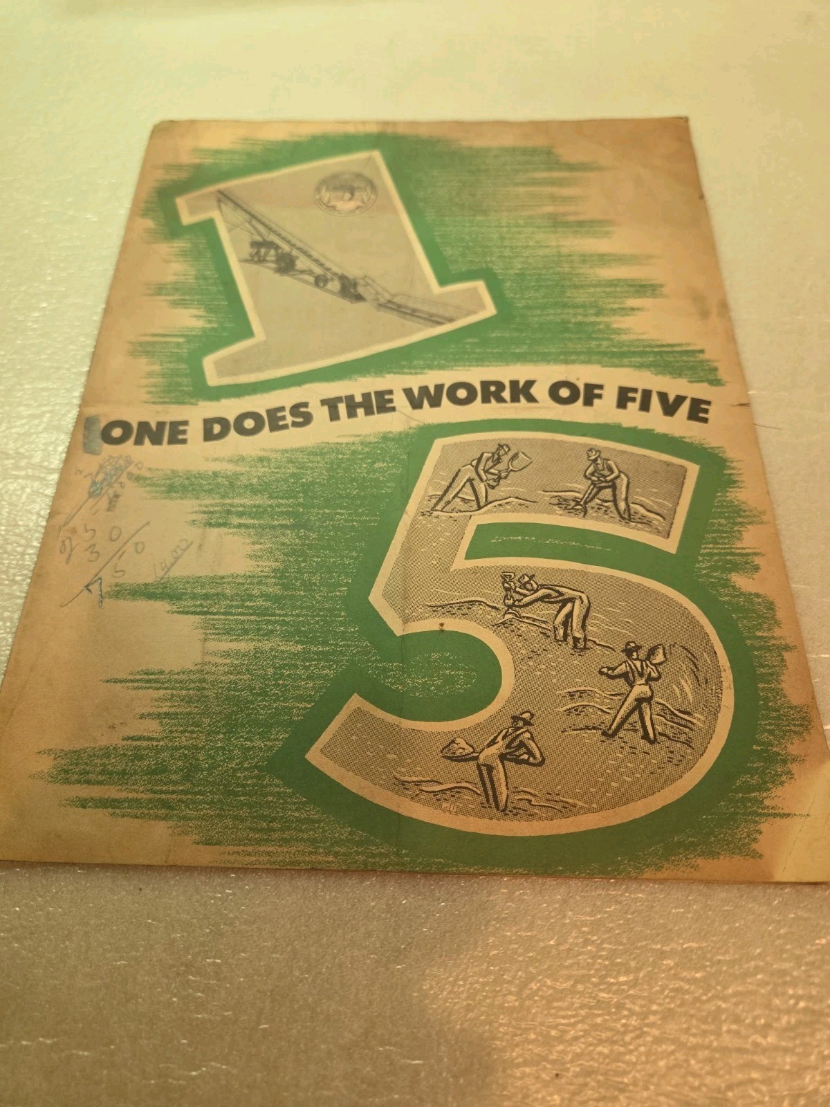 1950’s Little Giant Potable Elevators Sales Brochure Mailer-Bloomington Illinois