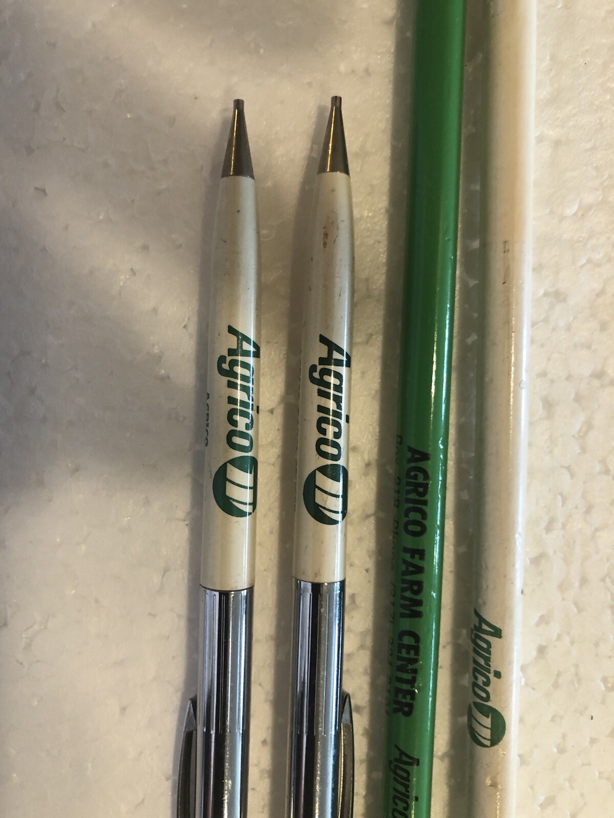 Lot of 4 vintage Agrico pens & pencils