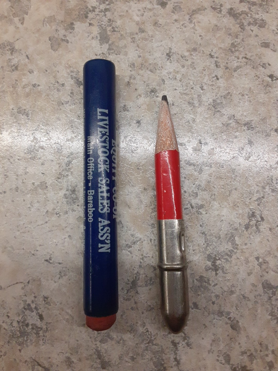 Vintage Equity Co-op Livestock Sales Ass&rsquo;n Baraboo WI Bullet Pencil 3.75&Prime;