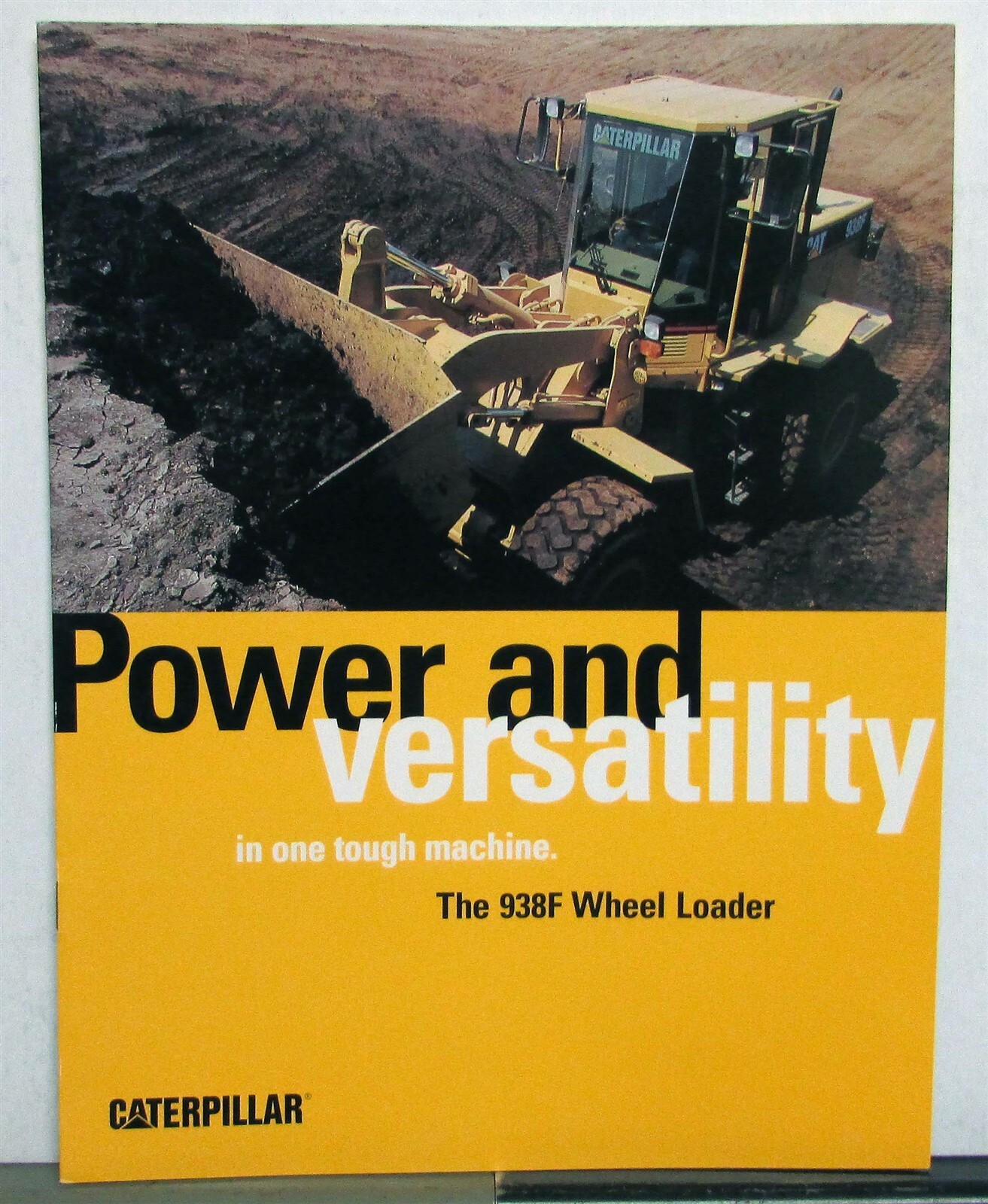 1994 Caterpillar 938F Wheel Loader Specifications Construction Sales Brochure