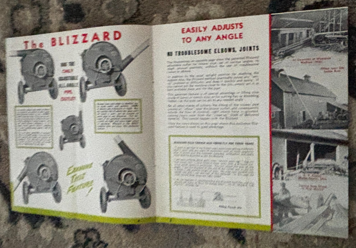 Blizzard Hay Chopper Ensilage Cutter Brochure DCPA26