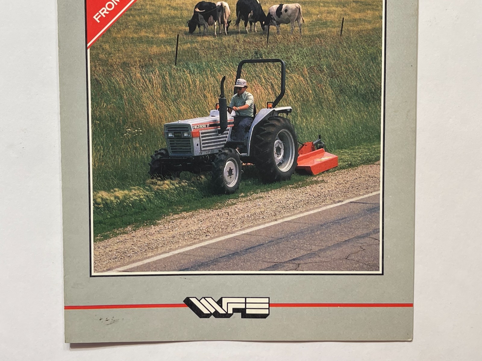 Vintage 1980s – White Field Boss 37 Tractor Sales Brochure *Showroom Sales Book*