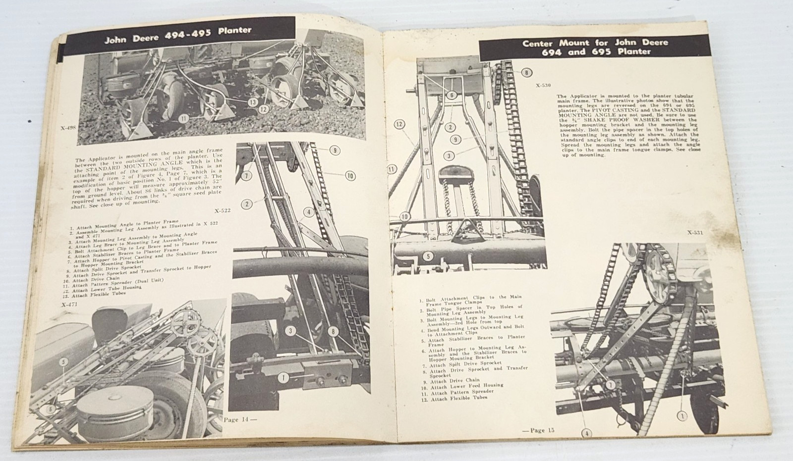 Vintage Noble Simul-Caster Insecticide Herbicide Applicator Operator&rsquo;s Manual