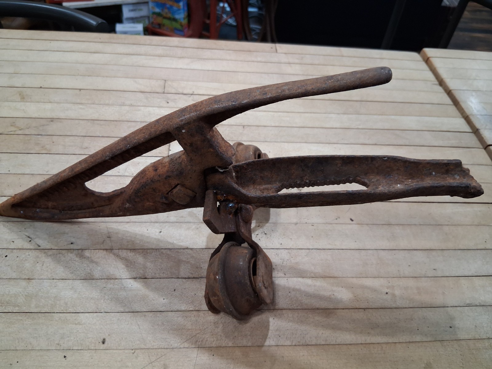 W Gatermann Mfg Crop Lifter Plow Point Manitowoc WI Farm Implement Antique