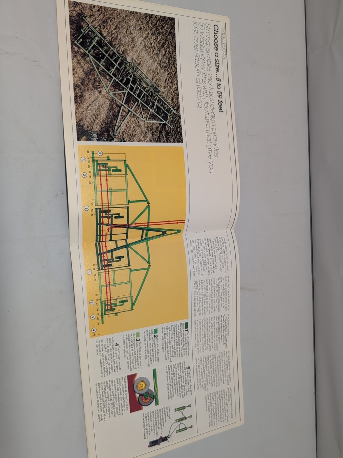 John Deere Chisel Plows & Mulch Tillers For 1985 Brochure FCCA