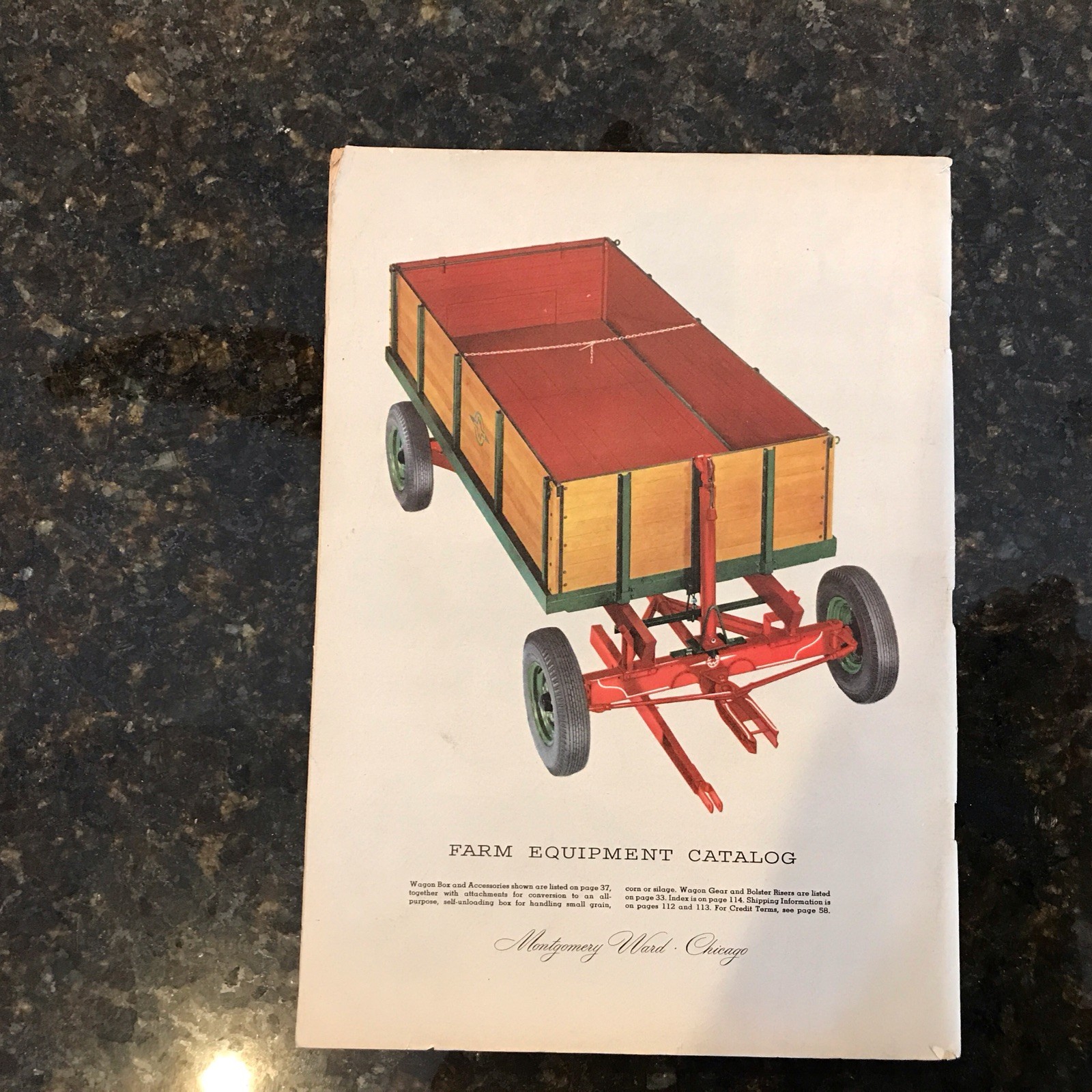 1954 Montgomery Ward Farm Equipment Book Catalog