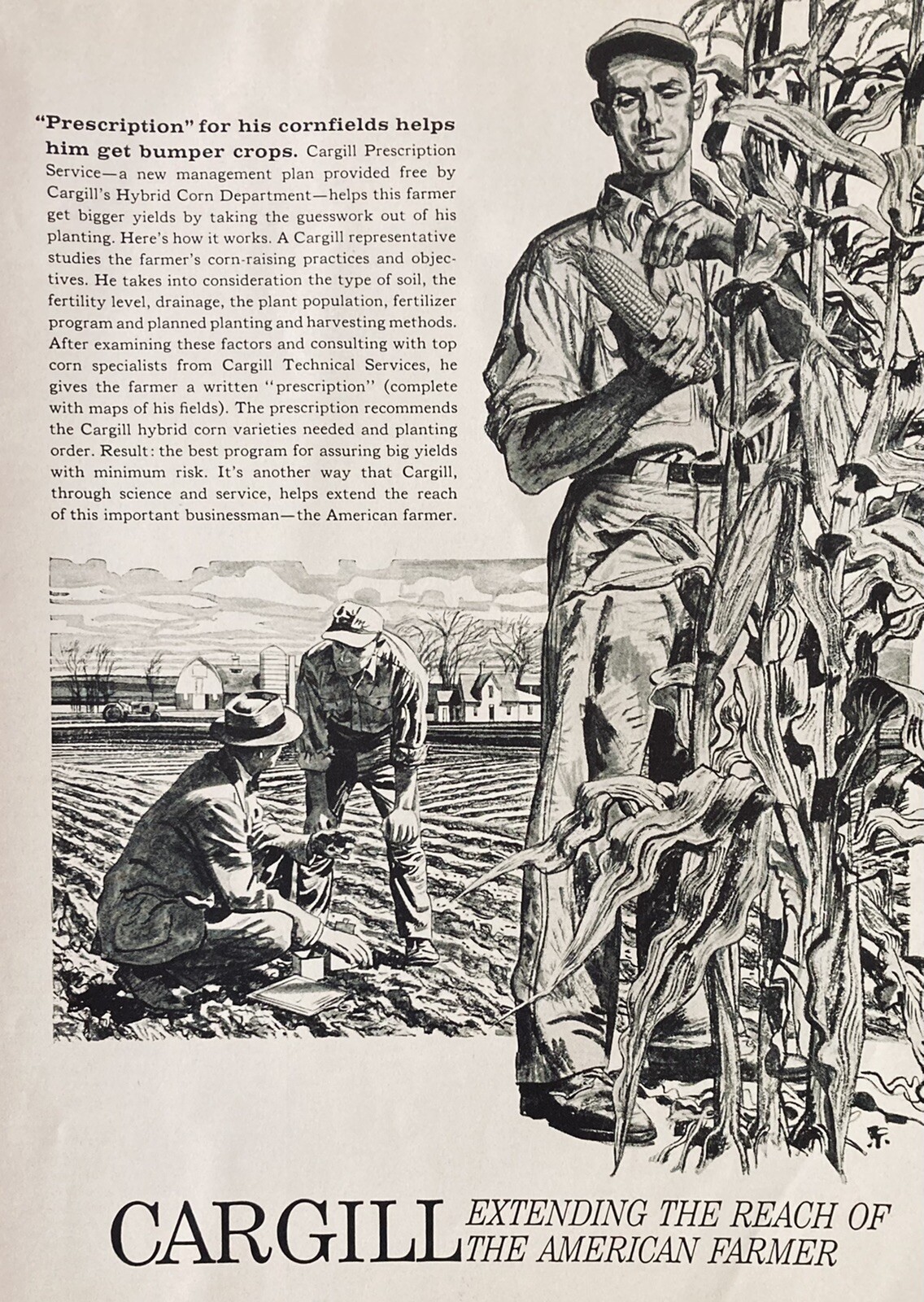 1960 AD(XH45)~CARGILL CO. HYBRID CORN DEVELOPMENT PRESCRIPTION SERVICE