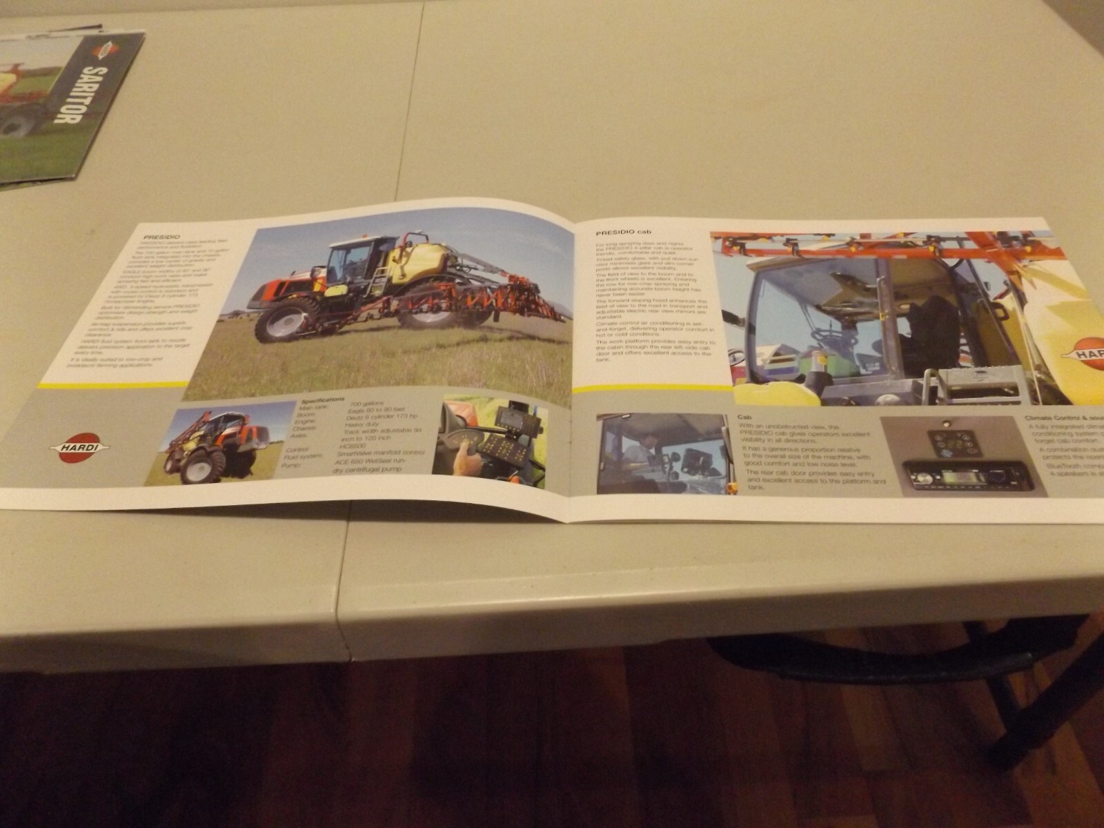 HARDI PRESIDIO SPRAYER, 2013