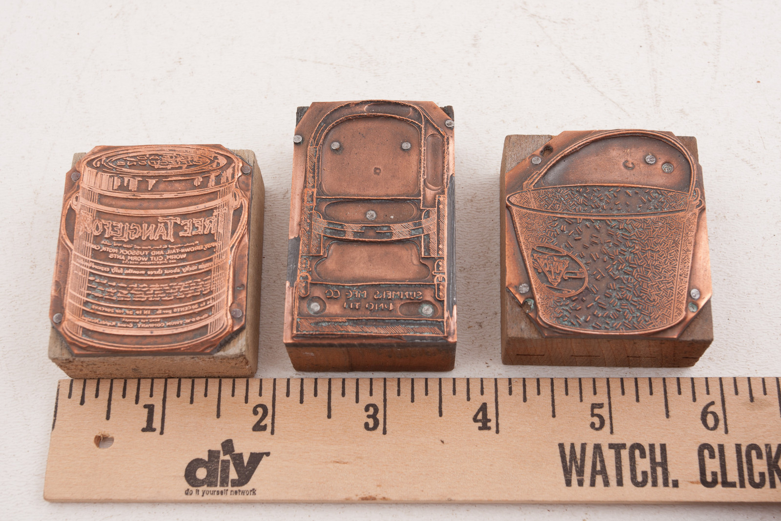 Boyce Buckets Summers MFG Thun Co Printers Block Advertising (A5L-31) Tanglefoot