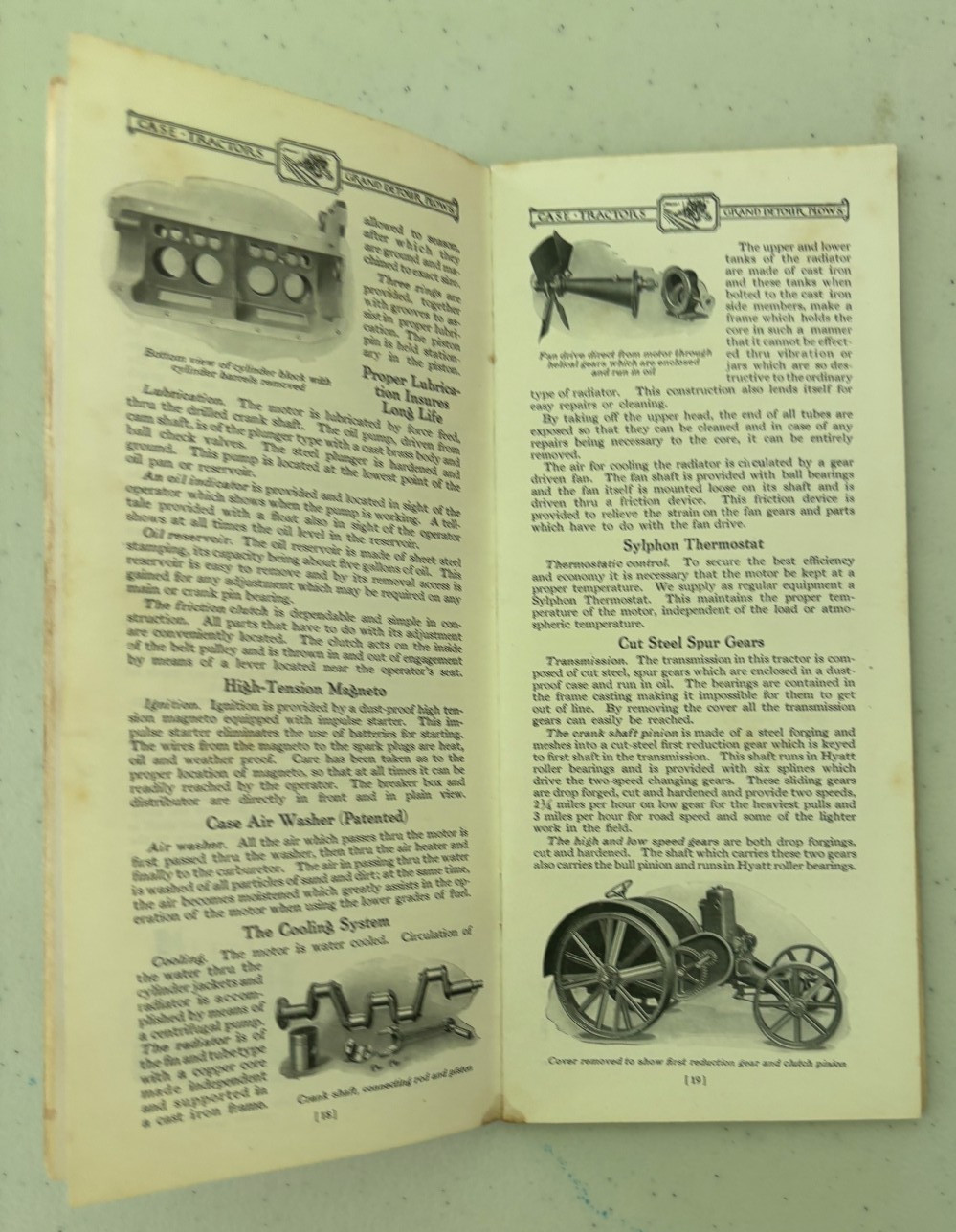 Case Kerosene Tractor & Grand Detour Plows Brochure DCPA26