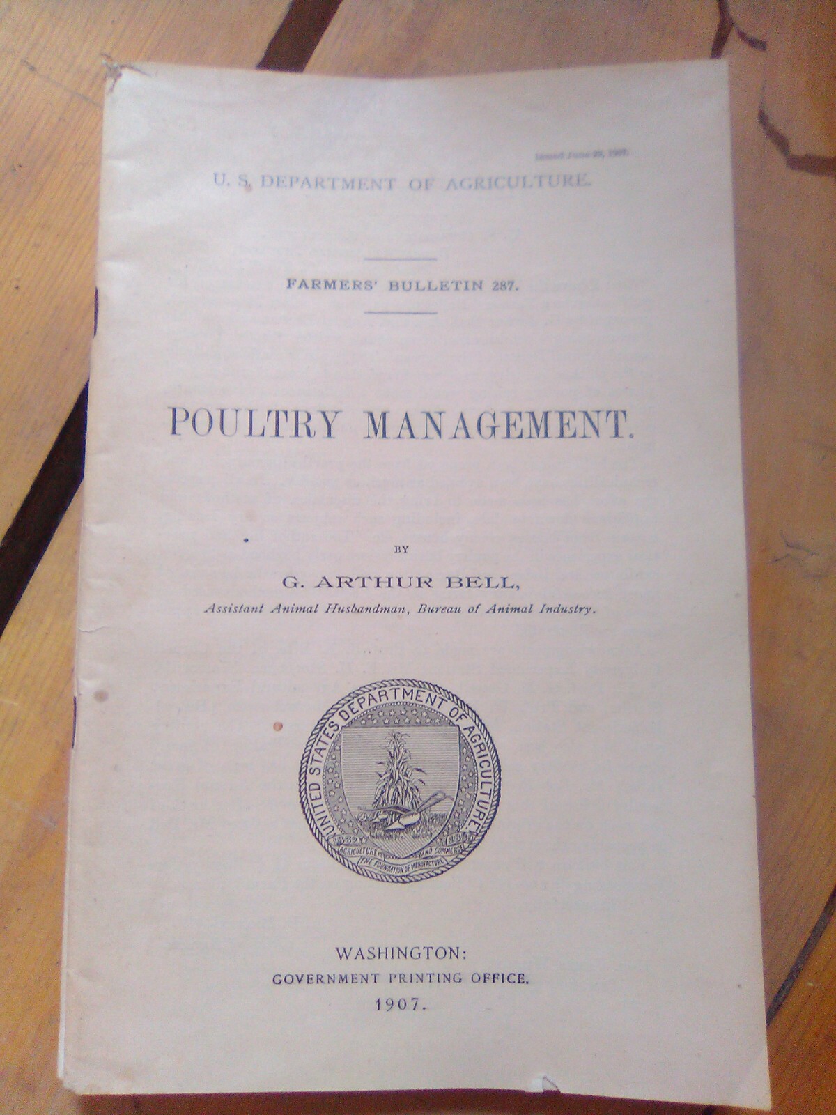 USDA-Farmers Bulletins from 1896 to 1907 curing tabacco,turkeys, etc