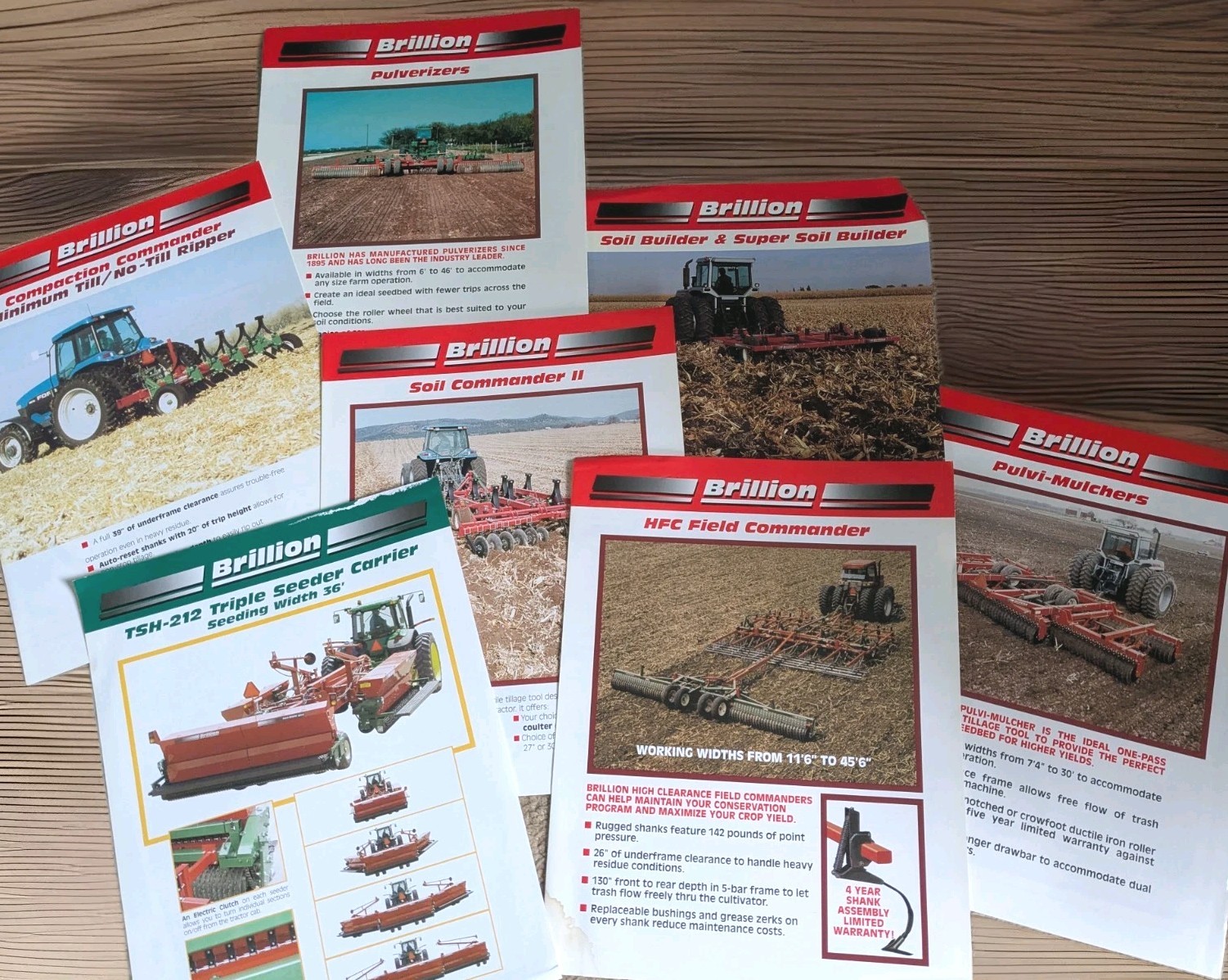 Brillion Iron Works Pamphlet Brochures Lot (1990-2000&rsquo;s?)
