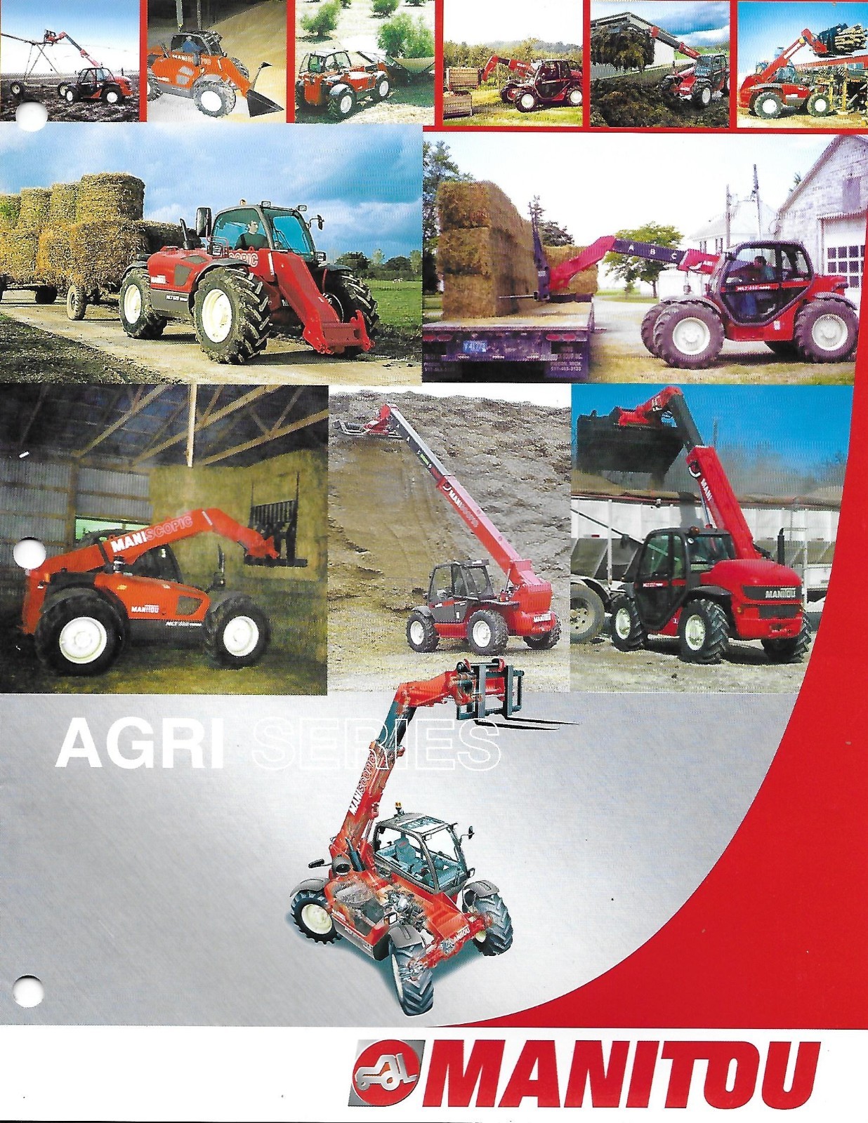 MANITOU NORTH AMERICA AGRI-SERIES SALES DEALER BROCHURE WACO TEXAS LIFT TRUCKS