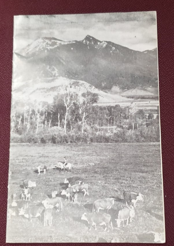 Park Gallatin Hereford Association Cattle Breeding Bozeman MT Booklet 1961