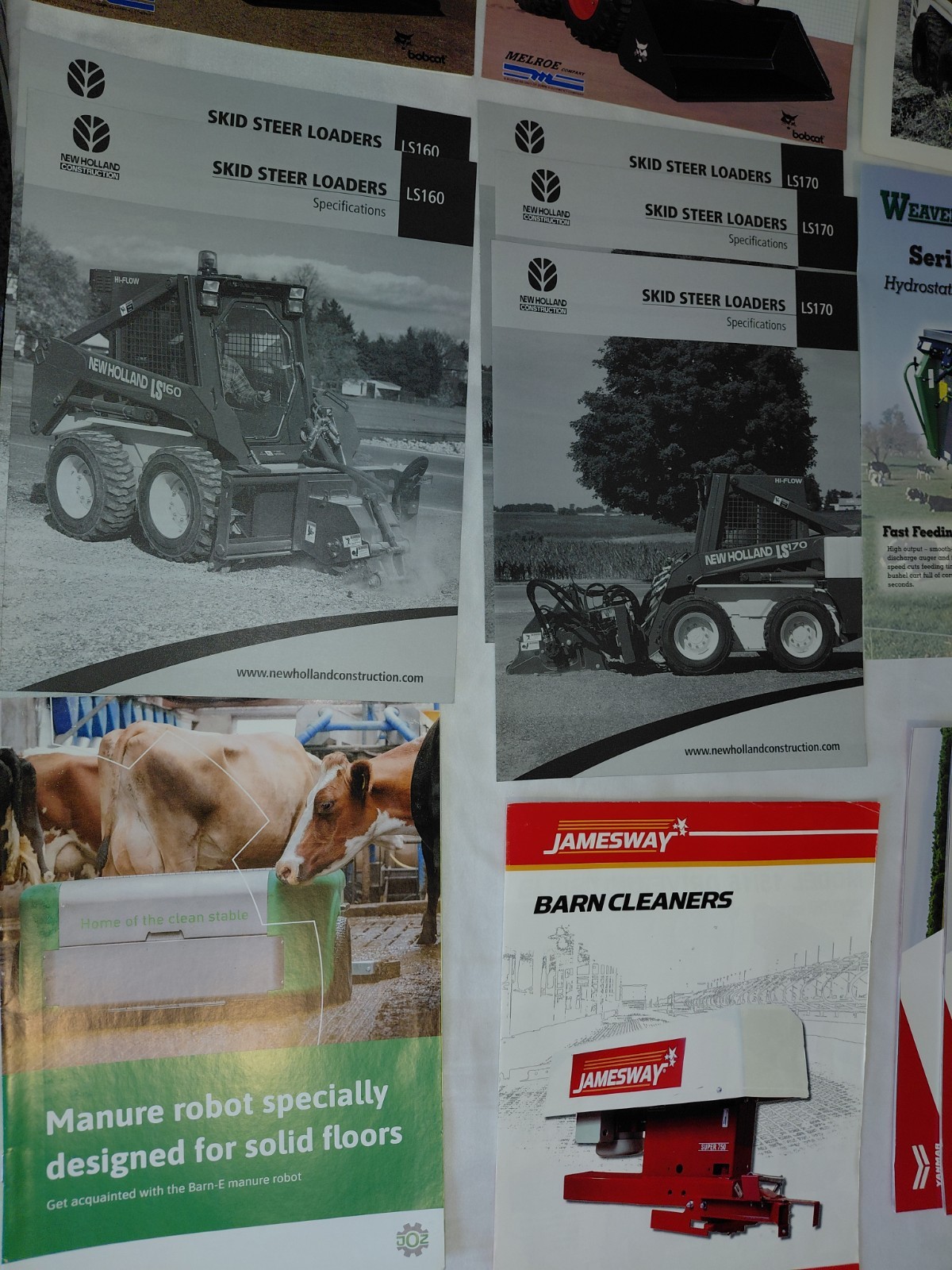 Lot Of 80+ Modern (Year 2000+) Farm Equipment, Tractor, Combine Brochures