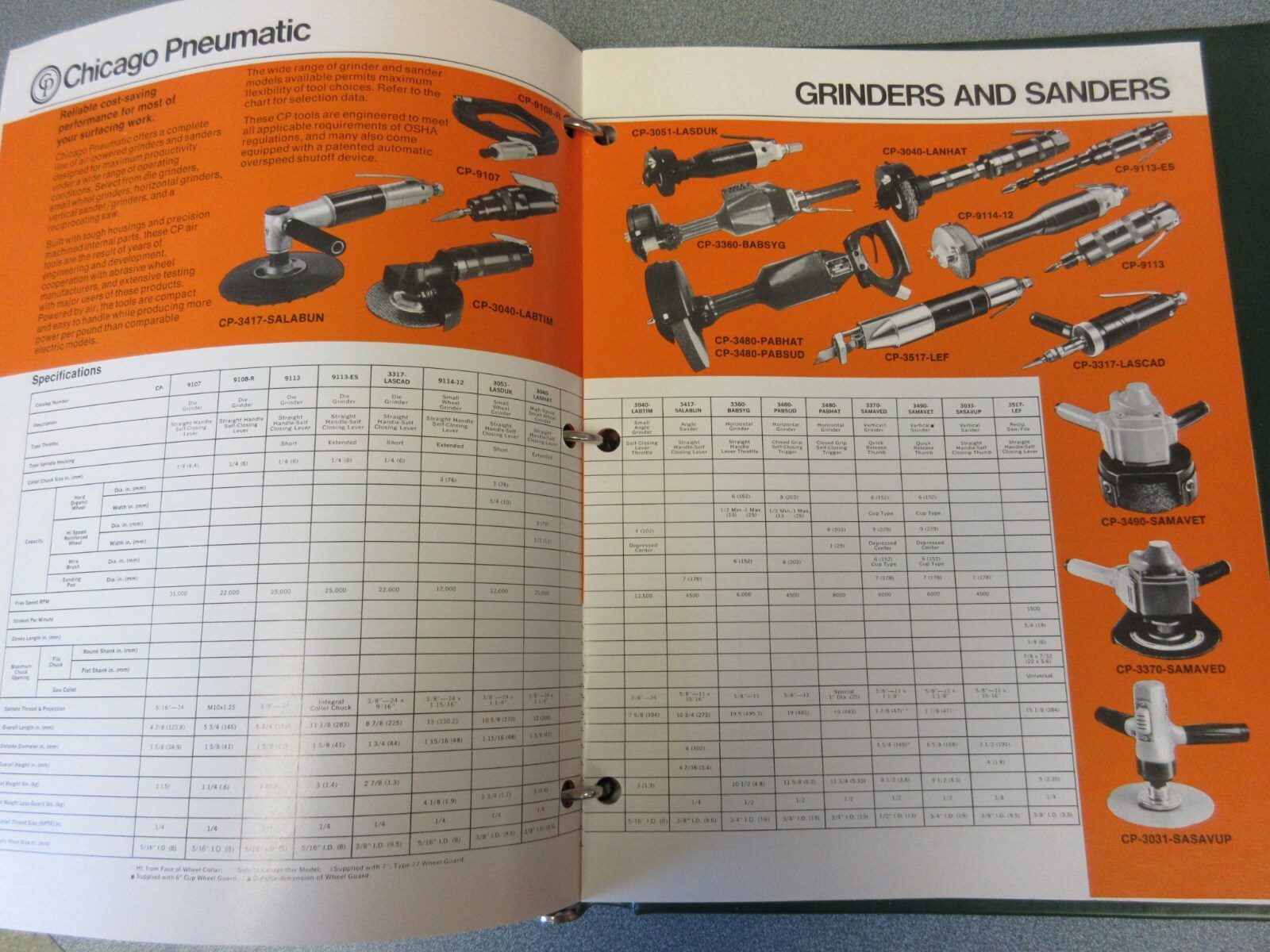 Chicago Pneumatic Construction Tools Information