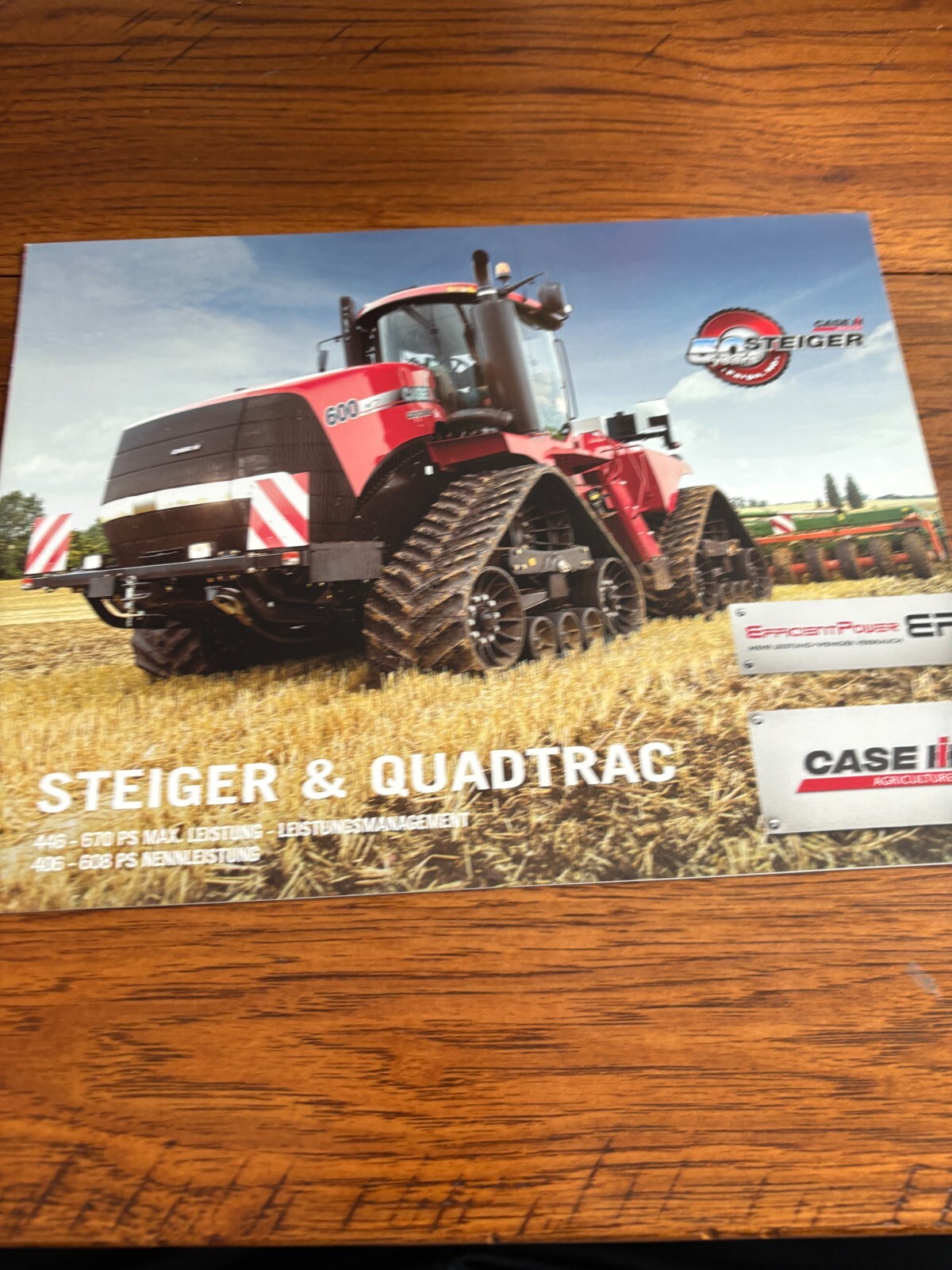 Case International Steiger & Quadtrac Tractors For Germany Brochure FCCA24