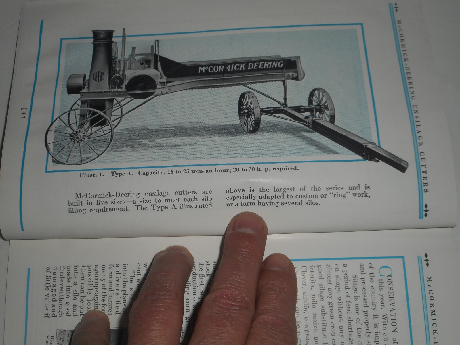 IH MCCORMICK DEERING Ensilage Cutters 1934 Salesman Brochure Type A G F No. 12A
