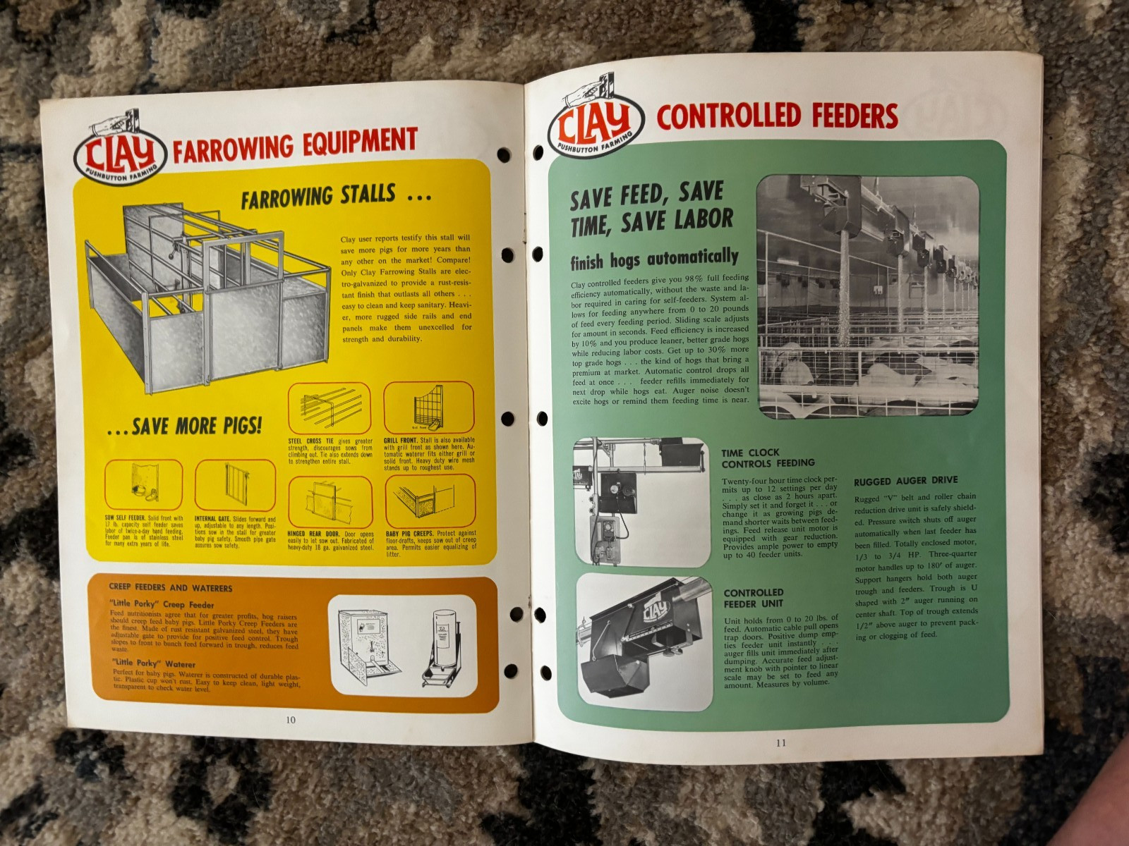 Clay Total Confinement Hog Systems For 1967 Brochure DCPA26