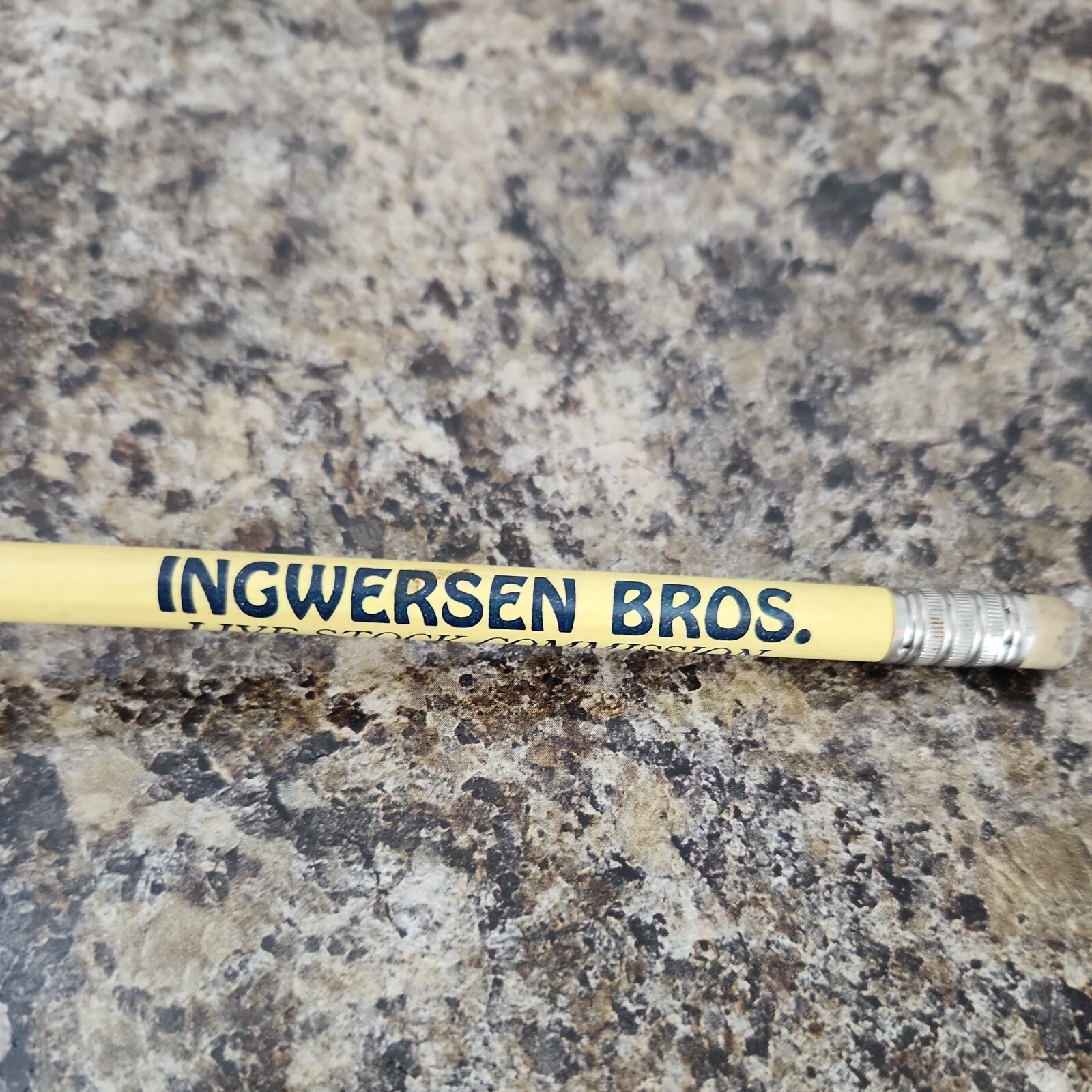 Vintage Ingwersen Bros Live Stock Commission Sioux City Iowa Pencil